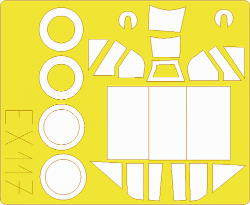 Eduard EX117 1:48 Messerschmitt Bf-109E-4