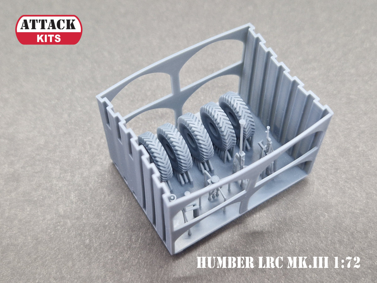 Attack Kits 72977 1:72 Humber LRC Mk.III Africa includes 3D printed parts (wheels & exterior details details)