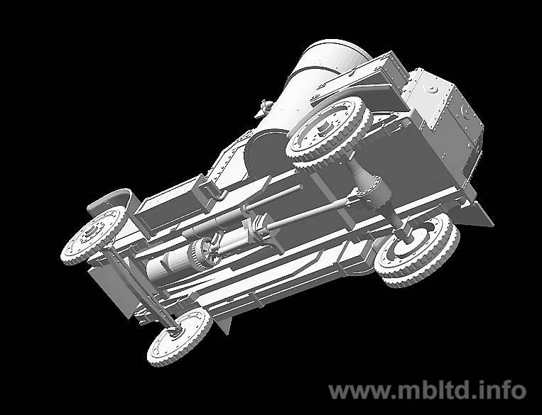Master Box MB72008 1:72 British Armoured Car, Austin, Mk.IV, WWI Era