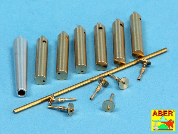 Aber 35L164 1:35 Barrels for WWI German A7V Tank (Krupp)