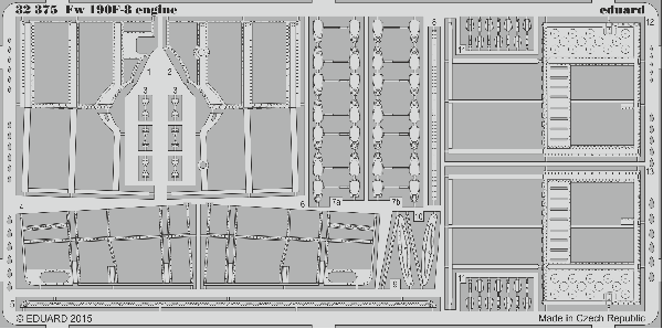 Eduard 32375 1:32 Focke-Wulf Fw-Fw-190F-8 engine