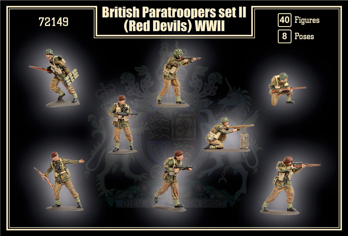 Mars 72149 1:72 British Paratroopers set, figure set II (WWII)