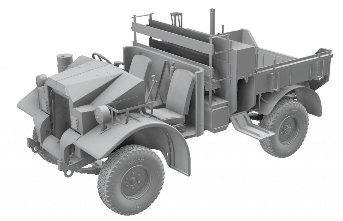 Thunder Models 35314 1:35 LRDG F8 Pilot Car, Bonus edition-