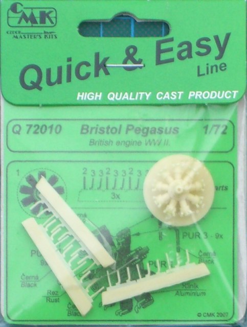 CMK Q72010 1:72 Bristol Pegasus Engine