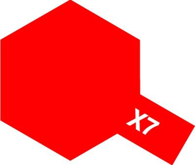 Tamiya X-7 Red Gloss 10ml Acrylic Paint