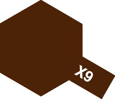 Tamiya X-9 Brown Gloss 10ml Acrylic Paint