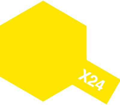 Tamiya X-24 Clear Yellow 10ml Acrylic Paint