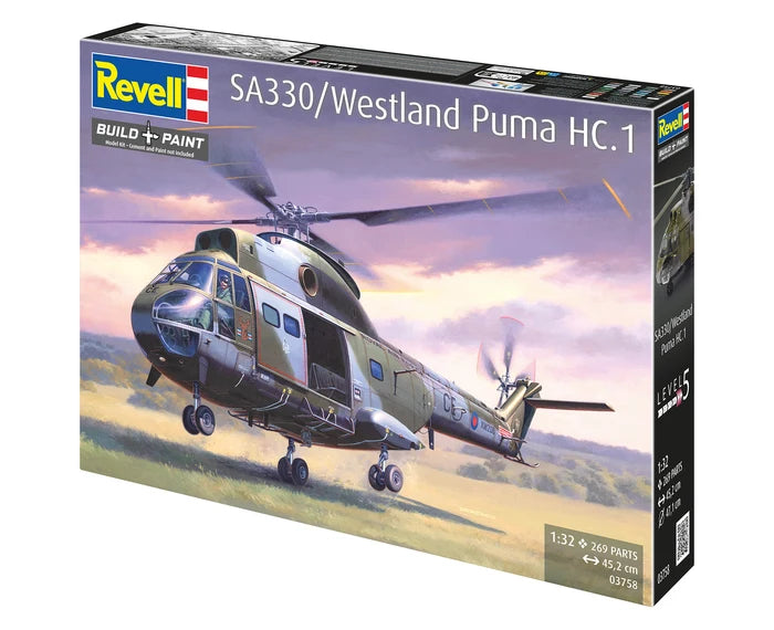 Revell 03758 1:32 SA.330/Westland Puma HC.1 (Revell Classic)