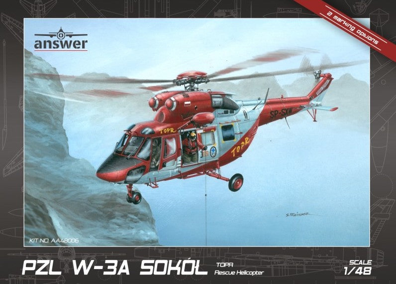 Answer AA48006 1:48 PZL W-3A Sokol TOPR