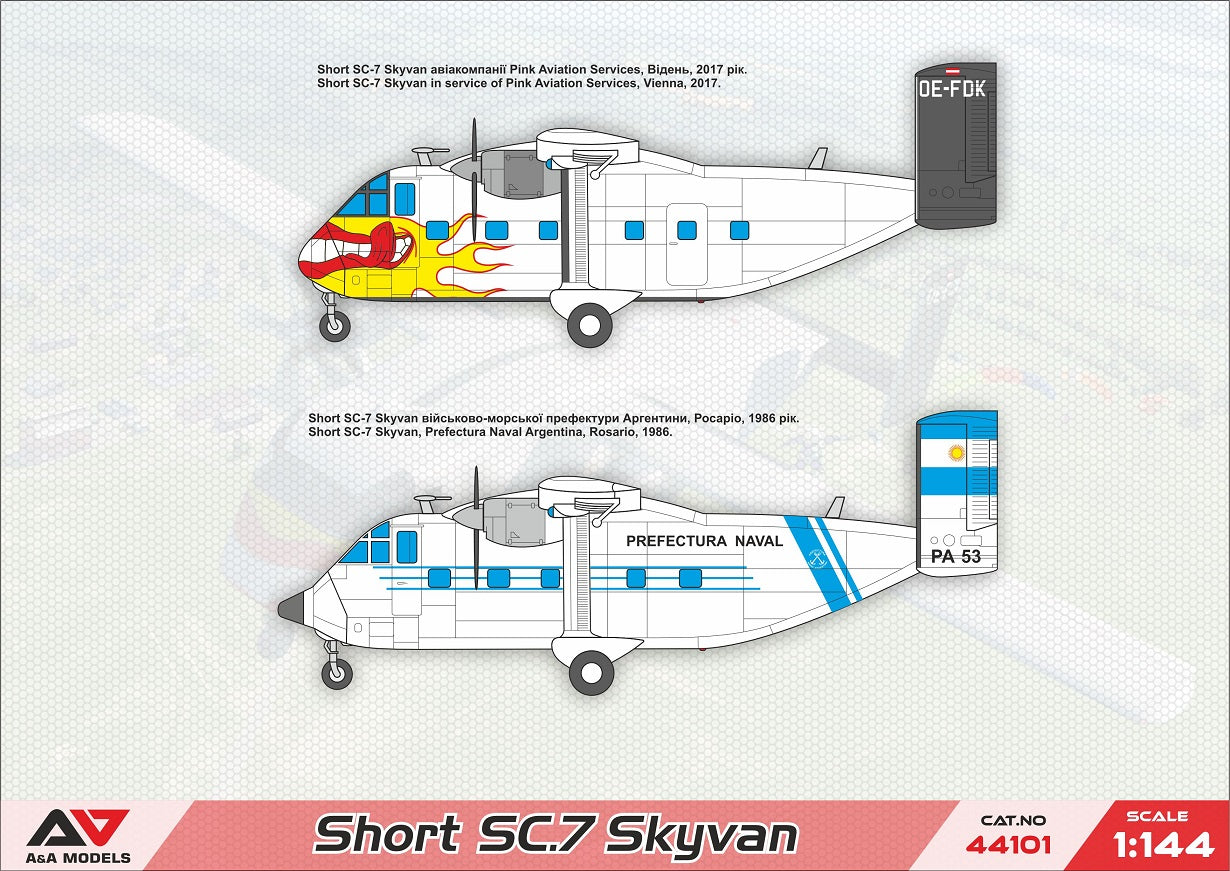 A & A Models 44101 1:144 Short SC.7 Skyvan