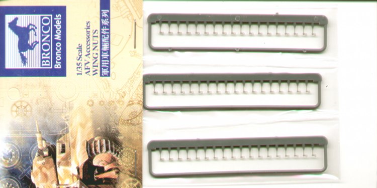 Bronco Models AB3501 1:35 Single wing nuts x 54