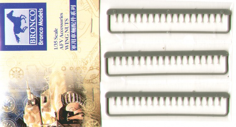 Bronco Models AB3502 1:35 Butterfly Wing Nuts (Allied) x 54