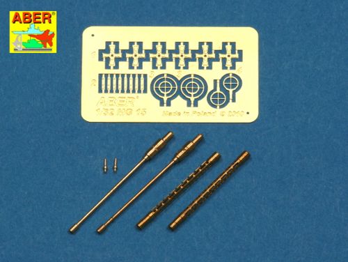 Aber A32001 1:32 Set of 2 Barrels for German 7,92mm MG.15 Aircraft Machine Guns with Etched Parts