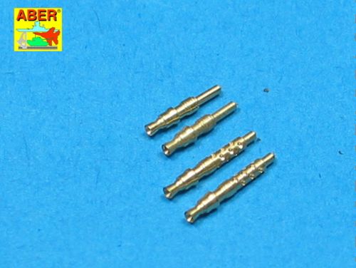 Aber A32003 1:32 Set of 4 German Barrels Tips for 7,92mm MG.17 Aircraft Machine Guns