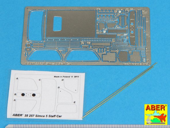 Aber 35257 1:35 Simca 5 Staff Car