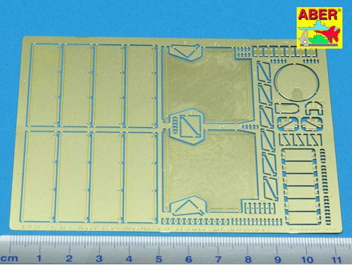Aber 35A012 1:35 Pz.Kpfw.VI Tiger I Ausf.E Side Fenders and Exhaust Covers All Versions