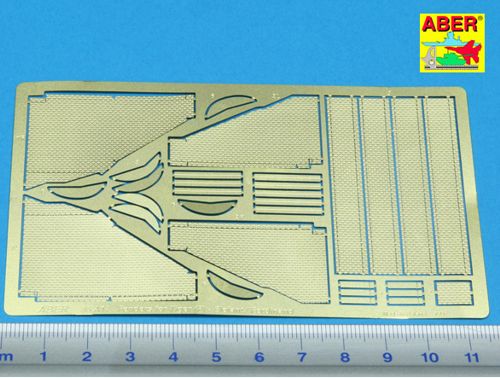 Aber 35A017 1:35 Jagdpanzer Tiger (P) 'Elefant', 'Ferdinand' Tiger Sd.Kfz.184 and VK-4501 Fenders