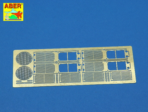 Aber 35G26 1:35 Grilles for German E-75 (75-100 tons) Standardpanzer
