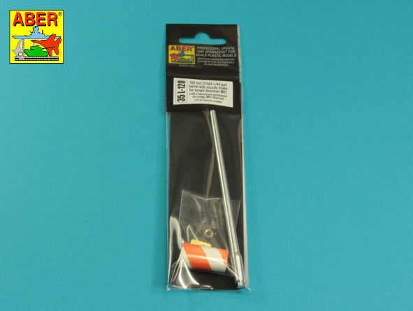 Aber 35L120 1:35 105mm D1504 L/44 Barrel with Muzzle Brake for Sherman M51