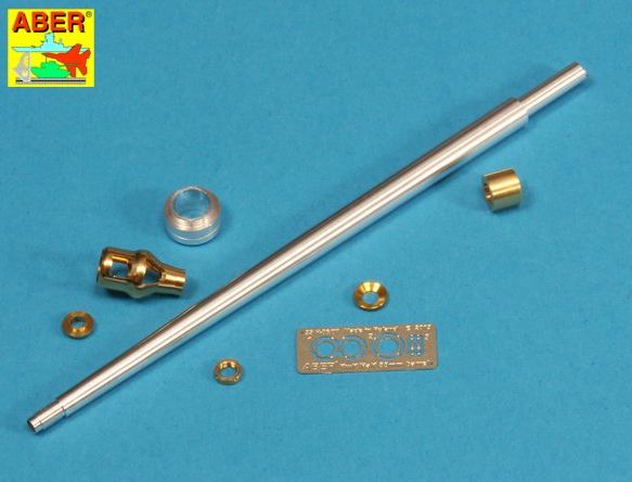 Aber 35L125 1:35 Barrel for German 88mm Kw.K 43 (L/71) Gun used on VK.45.02(P)H Porsche & Tiger B Porsche-Turm
