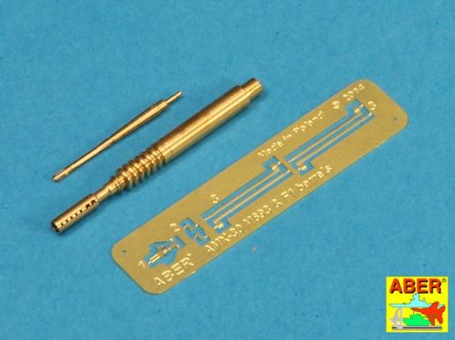 Aber 35L142 1:35 Barrels for 20mm M693 Autocannon & Barrel for F1 7,62 Machine Gun for French AMX-30B French Main Battle Tank