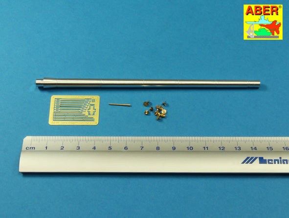 Aber 35L187 1:35 Armament for Soviet Main Battle Tank T-14 Armata Barrel for 125mm 2A82-1M Cannon & Barrel for 12,7mm Kord AA MG