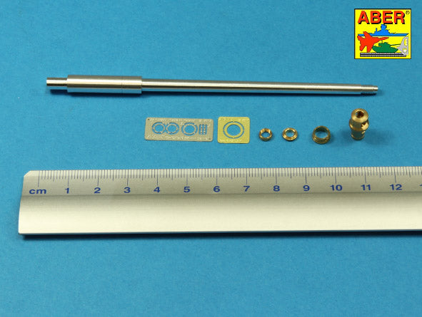 Aber 35L216 1:35 Pz.Kpfw.VI King Tiger Henschel Turret. Barrel for German 88mm Kw.K 43 (L/71) Gun used on Tiger B Henschel-Turm