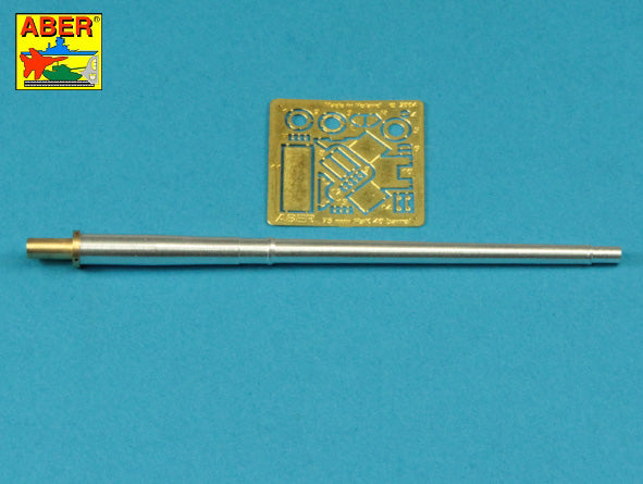 Aber 35L228 1:35 Barrel for German 75mm PaK 40 Gun without Muzzle Brake Universal Set