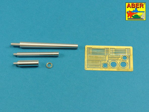 Aber 35L250 1:35 125mm 2A46 Barrel for Soviet T-64 & T-72A without Thermal Cover