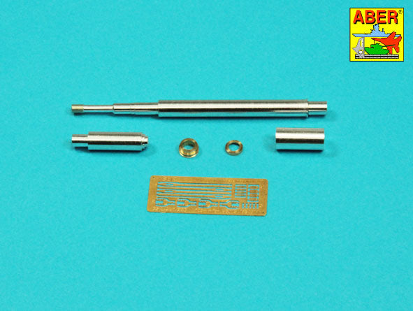 Aber 35L281 1:35 105mm M-68 Barrel with Thermal Shroud for M60A-3 Tank