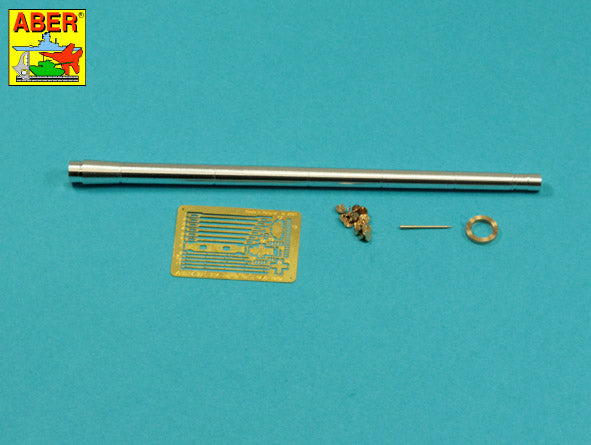 Aber 35L314 1:35 Armament for Soviet T-14 Armata Barrel for 125mm 2A82-1M Cannon & Barrel for 12,7mm Kord AA MG