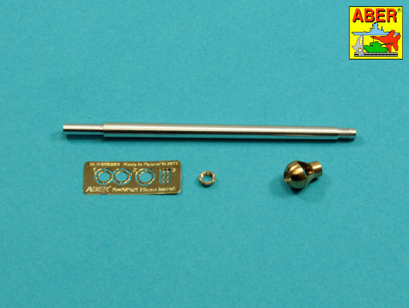 Aber 35L322 1:35 German 75mm Barrel for KwK40L/43 with Single Baffle Muzzle Brake for Pz.Kpfw.VI Ausf.G Early