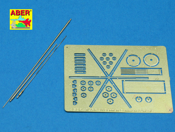 Aber R-30 1:35 German 2m, 1,8m and 1,4m Aerials for Command Tanks (WWII)