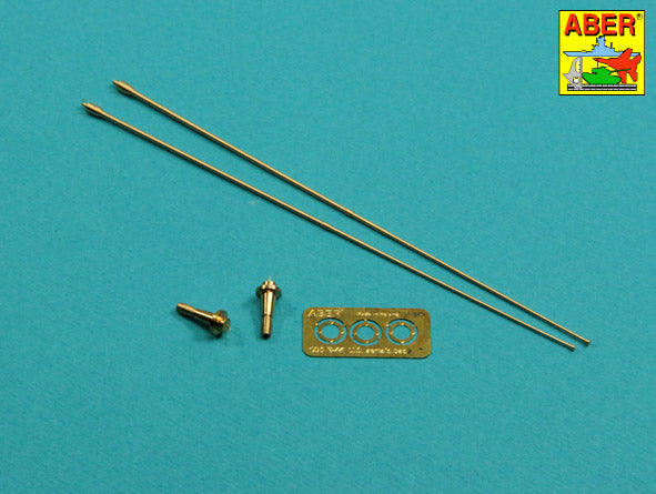 Aber R-44 1:35 Set of 2 VHF NATO Antennae with Mount Bases