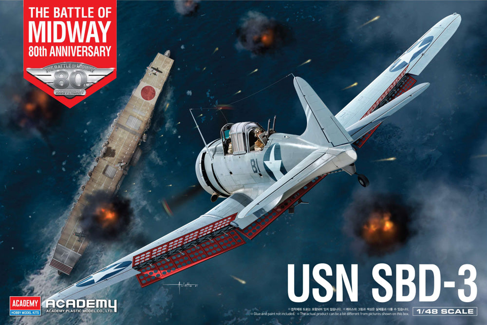 Academy 12345 1:48 Douglas SBD-3 Dauntless 'Battle of Midway'