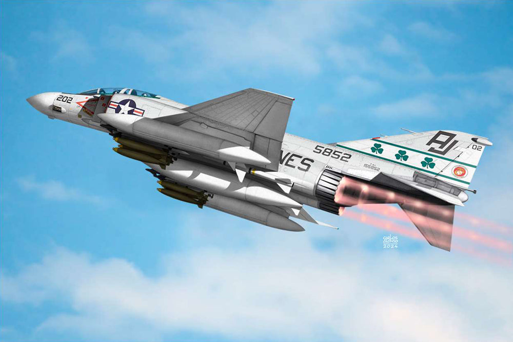 Academy 12356 1:48 McDonnell F-4J Phantom II 'Fighting Shamrocks'