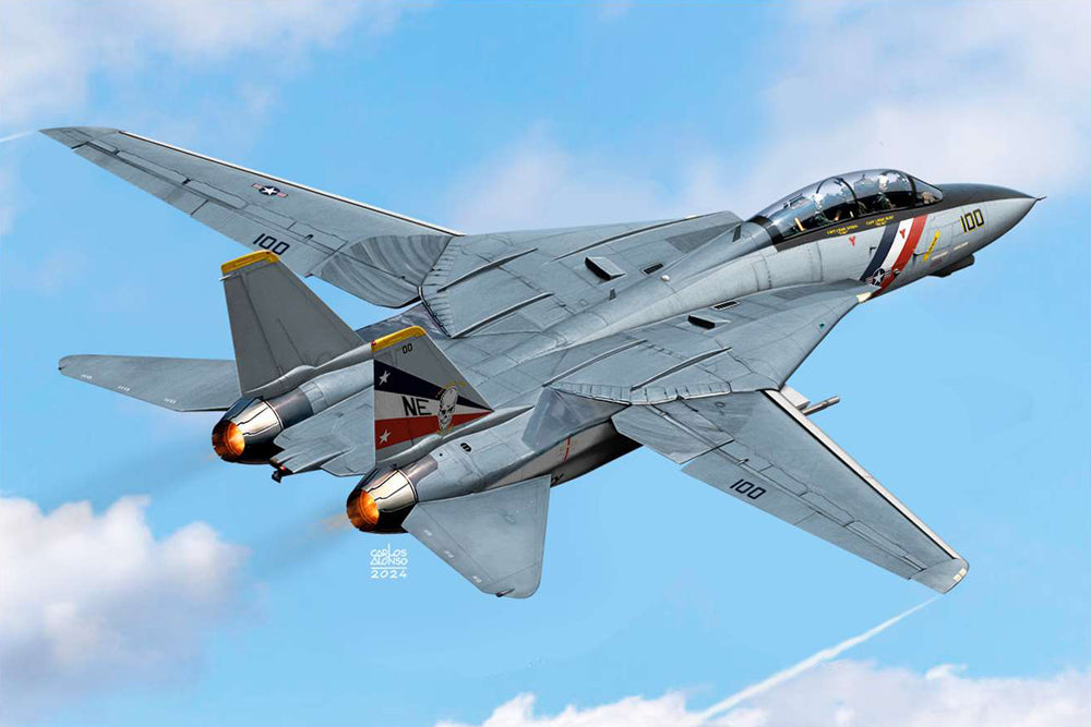 Academy 12590 1:72 Grumman F-14D Tomcat 'VF-2 Bounty Hunters' – Puzzle