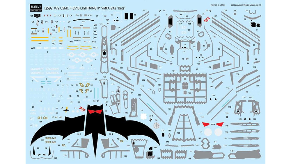 Academy 12592 1:72 Lockheed-Martin F-35B Lightning II VMFA-242 'Bats'