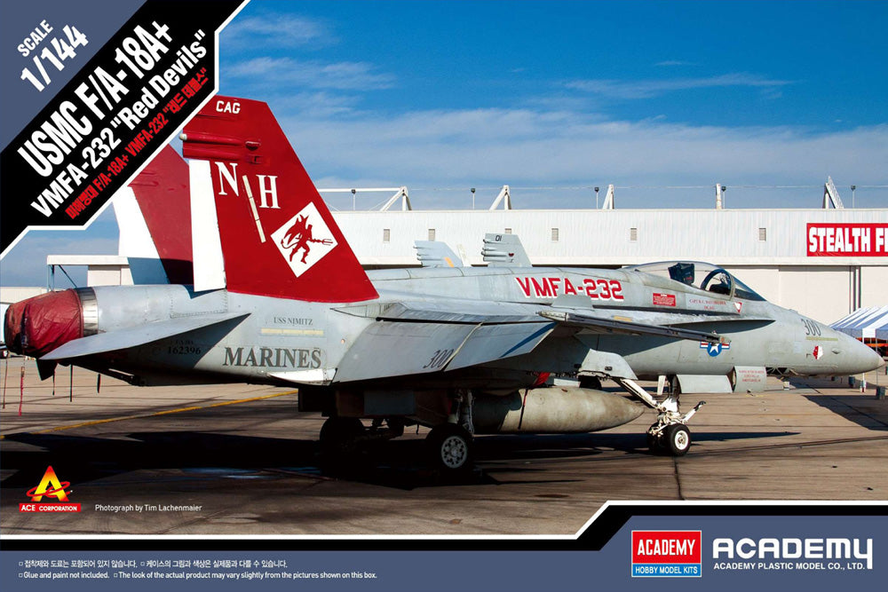 Academy 12627 1:144 McDonnell-Douglas F/A-18A+ VMFA-232 “Red Devilsâ€ÂÂ