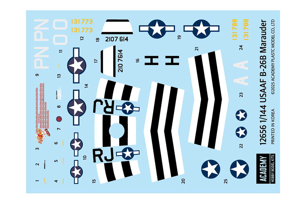 Academy 12656 1:144 Martin B-26B Marauder Medium Bomber