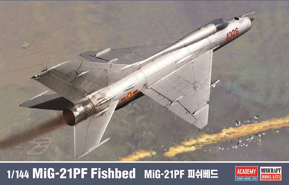 Academy 12664 1:144 Mikoyan MiG-21PF “Fishbed” VPAF