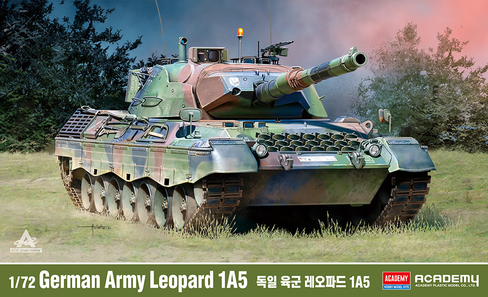 Academy 13433 1:72 Leopard 1A5 German Army Main Battle Tank
