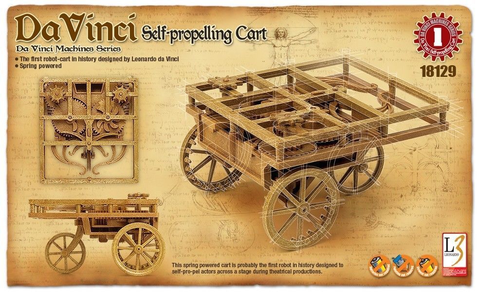 Academy 18129 Da Vinci Self-Propelling Cart
