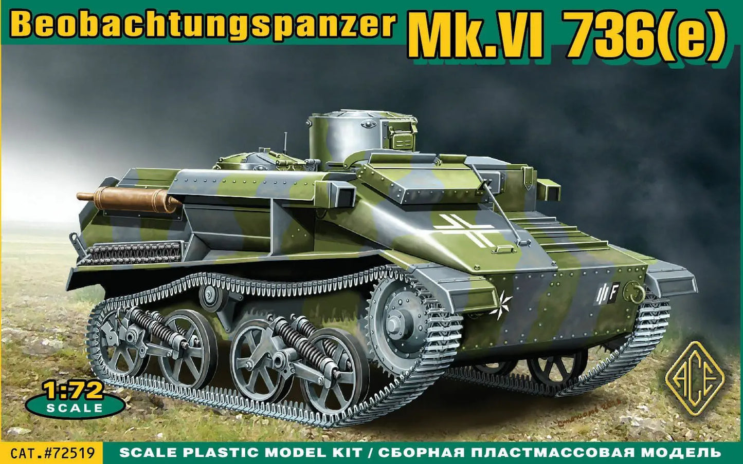 ## Ace 72519 1:72 Beo Panzerkampfwagen Mk.VI(e) ##