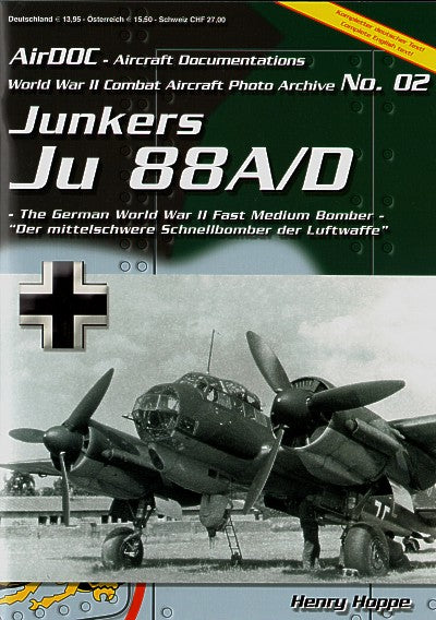 Airdoc ADC002 - Junkers Ju-88A/Ju-88D WWII Combat Aircraft Photo Archive