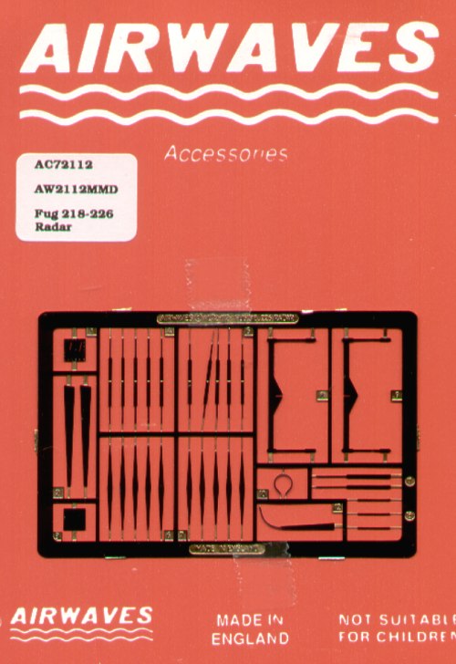 Airwaves (etched) AEC72112 1:72 FuG 218/226 Radar
