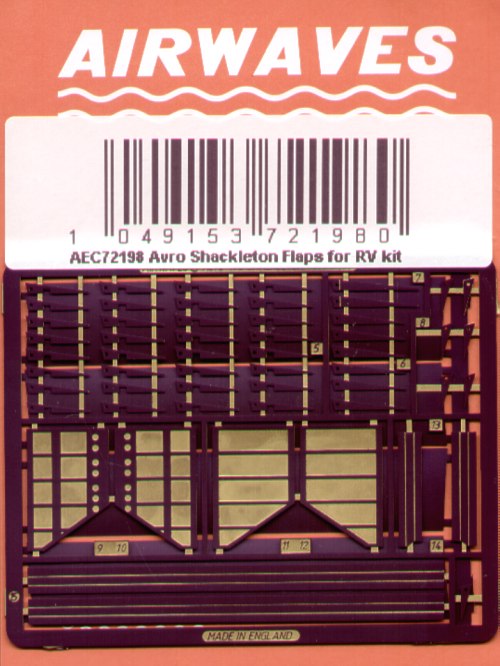 Airwaves (etched) AEC72198 1:72 Avro Shackleton MR.3 flaps