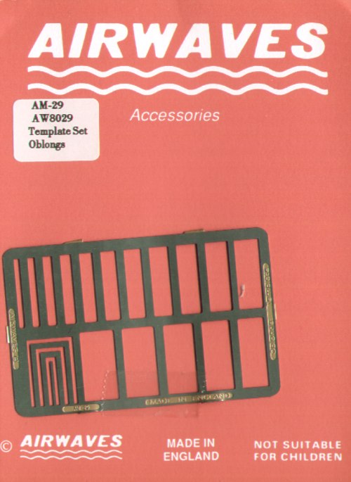 Airwaves (etched) AEM029 Rectangular Scribing Template