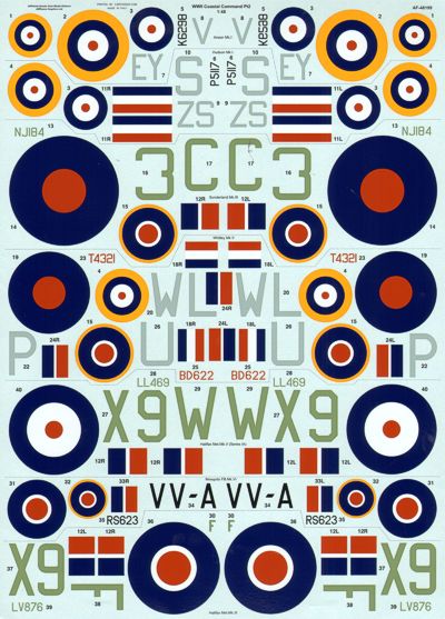 Airframe AFD48199 1:48 Coastal Command WWII Part 2