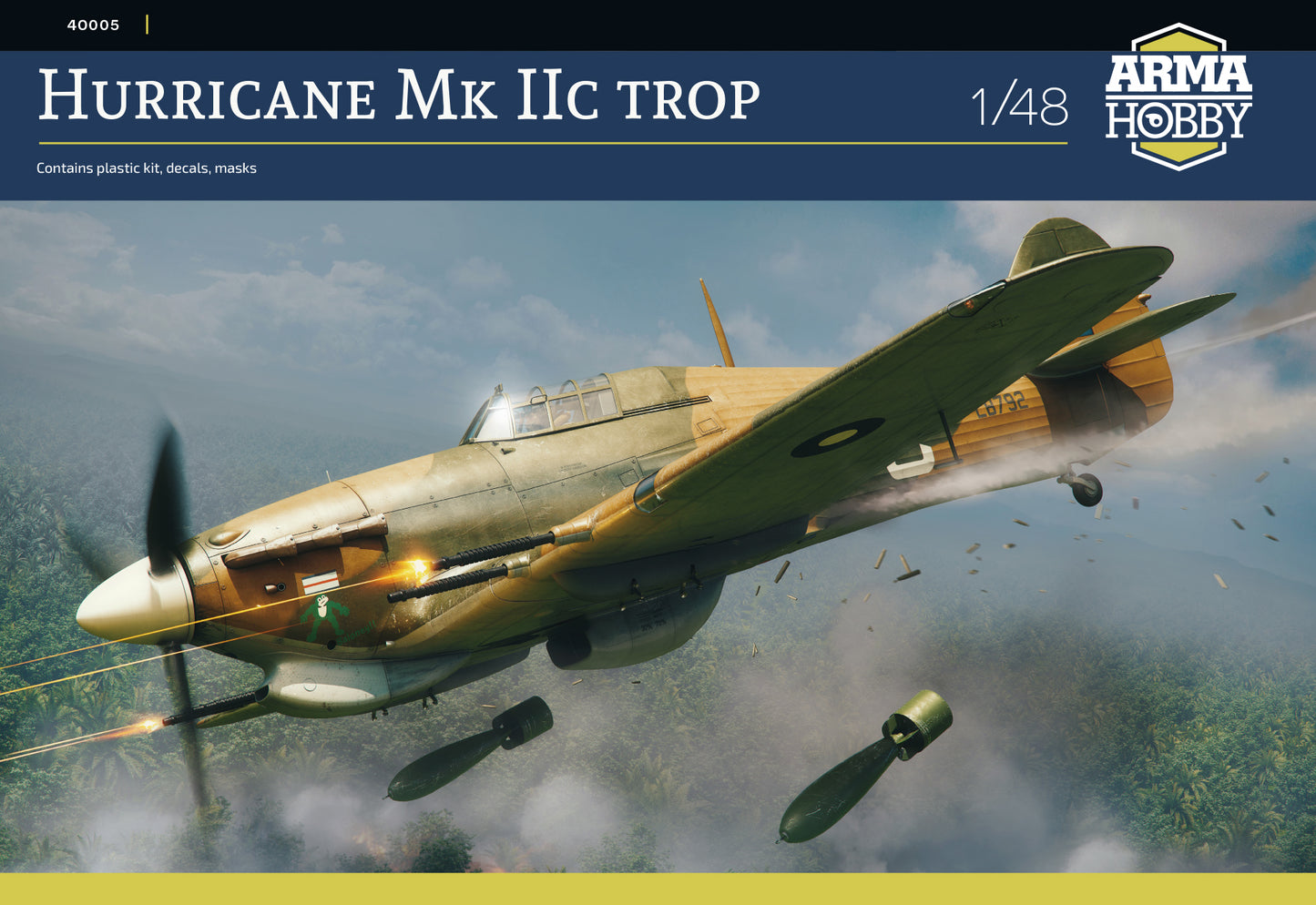 Arma Hobby AH40005 1:48 Hawker Hurricane Mk.IIc trop